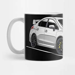 Subie Impreza STi (White) Mug